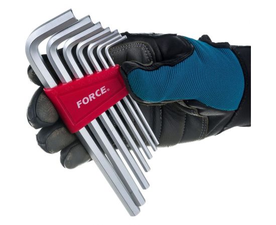 Набор дюймовых удлинненных Г-образных 7предметов шестигранников FORCE 5072LS – изображение 4