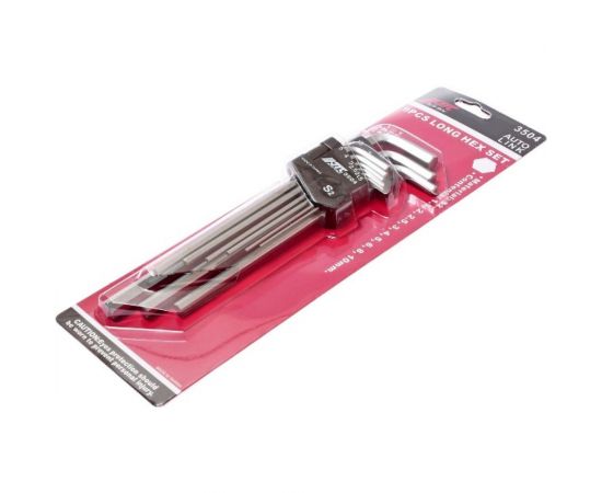 Набор удлиненных шестигранных ключей 1.5-10мм 9шт JTC-3504 – изображение 5