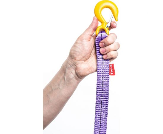 Буксировочный трос Tplus 4 т, 5 м, крюк/крюк T000054 – изображение 5