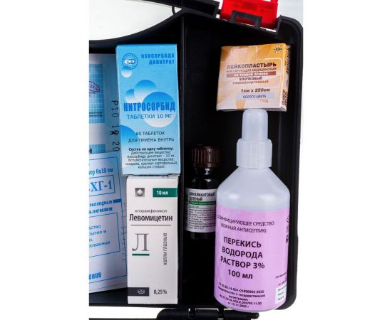 Аптечка первой помощи ООО АППОМЕД производственная, пластиковый чемодан 2904 – изображение 5