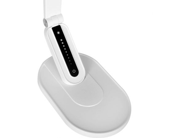 Светильник Camelion белый, LED настольный, 10Вт, 230В, 750лм, сенсорный, регулировка яркости и цветовой температуры USB-5В, 1А KD-859 C01 – изображение 6