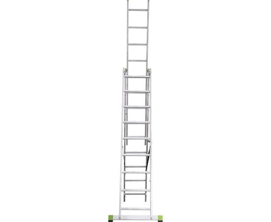 Алюминиевая трехсекционная лестница Новая Высота 3х9 ступеней 2230309 – изображение 7