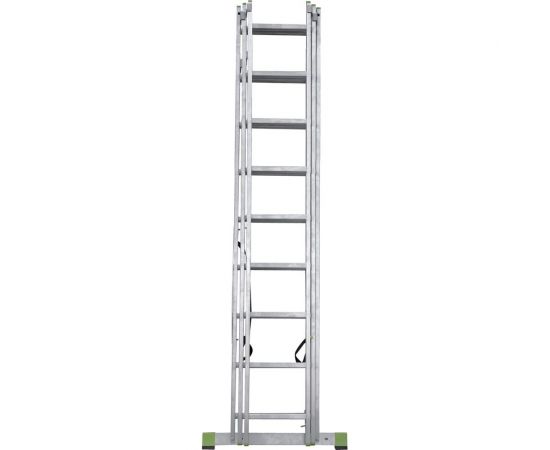 Алюминиевая трехсекционная лестница Новая Высота 3х9 ступеней 2230309 – изображение 9