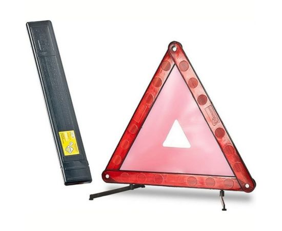 Знак аварийной остановки ГЛАВДОР GL-86 с клеенчатым оракалом, пласт. бокс, на пласт. Ножках 49920 