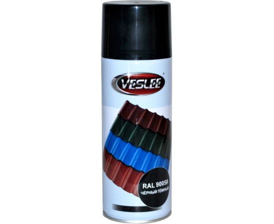 Краска для металлочерепицы Veslee черный темный RAL 9005 VL-P6 9005 