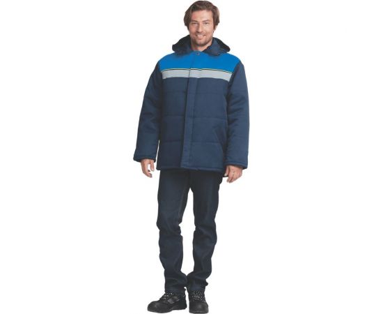 Утепленная куртка ГК Спецобъединение ЕВРОТЕЛОГРЕЙКА темно-синий/василек, размер 104-108, рост 170-176 Кур 312/104/170 