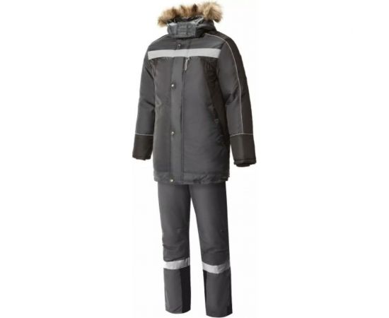 Утепленный костюм СОЮЗСПЕЦОДЕЖДА Ямал, темно-серый/черный, р. 56-58, рост 182-188 2000000009285 