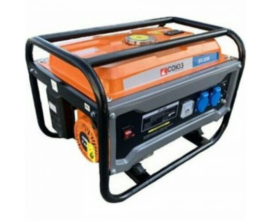Бензогенератор СОЮЗ 3,0/2,5 кВт, AVR (Авто. Рег.Напр.), ручн старт, 39 кг, бак 15л ЭГС-3200 