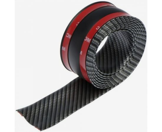 Защитная накладка на порог автомобиля TORSO самоклеящаяся, карбон, 5x250 см 4356596 