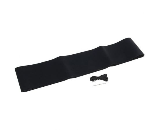 Сшивной чехол на руль TORSO 38 см, искусственная кожа, черный 1822694 