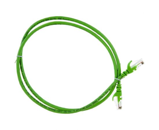 Коммутационный шнур патч-корд IEK ITK кат.5Е UTP, 1м, зеленый PC02-C5EU-1M 