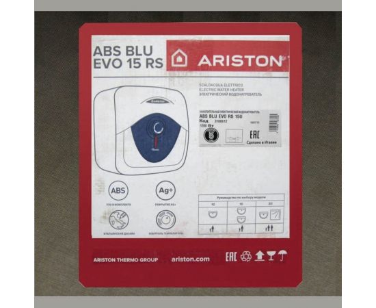 Электрический накопительный водонагреватель Ariston ABS BLU EVO RS 15 – изображение 12
