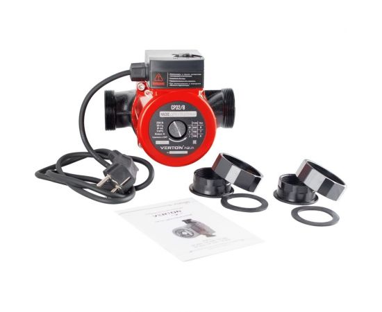 Циркуляционный насос VERTON aqua cp32/8 (245-190-100 вт, q max 180-90-50 л, h max 8-7-5, l180 мм, подключение 59 мм) 01.13296.13886 – изображение 14