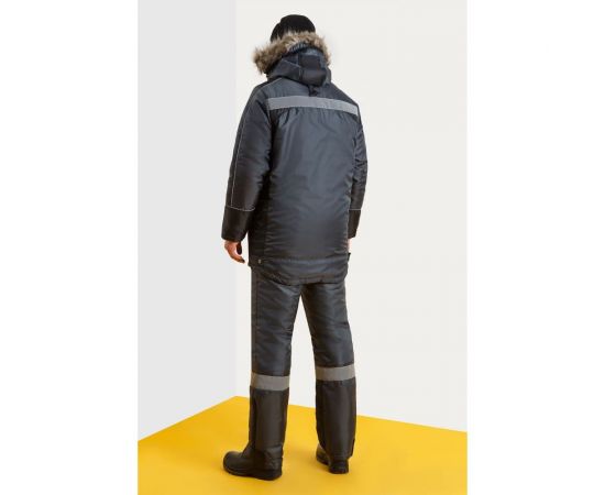 Утепленный костюм СОЮЗСПЕЦОДЕЖДА Ямал, темно-серый/черный, р. 56-58, рост 182-188 2000000009285 – изображение 15
