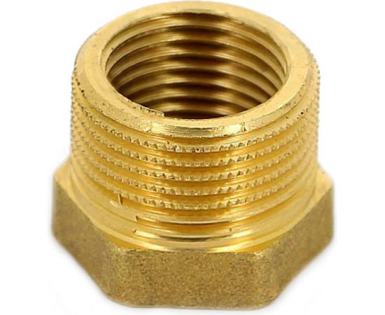 Футорка НВ 1-1/2x1/2 латунная Uni-Fitt 604G6200 – изображение 2