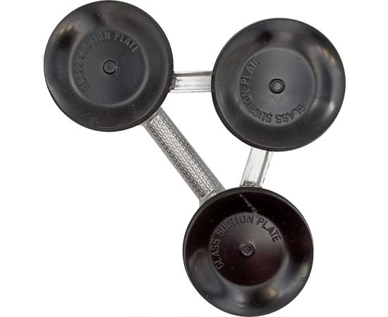 Алюминиевая зажимная тройная присоска для плитки и стекла TRIO-DIAMOND, 118 мм 282003 – изображение 2
