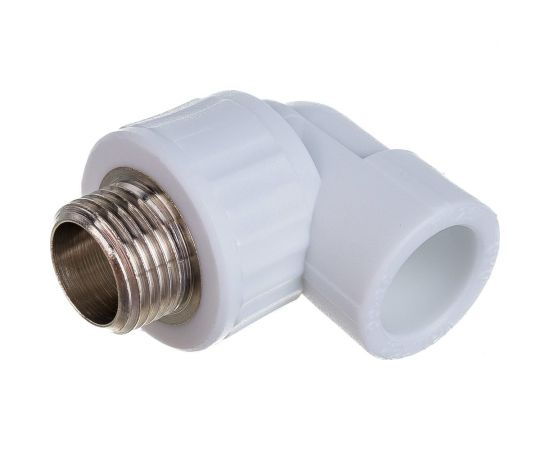 Комбинированный угольник VALFEX PP-R белый, 20х1/2 дюйма НР 10126020 127-0592 – изображение 2