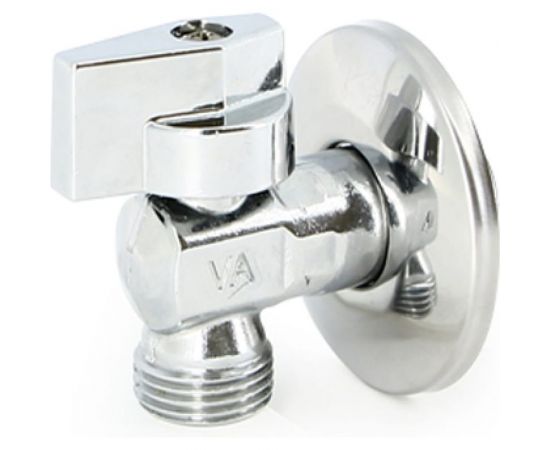Кран Uni-Fitt НН 1/2"" для подключения бачков/смесителей, хром 180A2000 – изображение 2