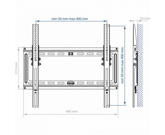 TV кронштейн Kromax IDEAL 4w white 26020 – изображение 2