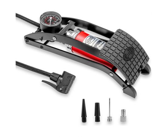 Ножной насос Heyner одноцилиндровый, с ресивером, с манометром LUX 7 бар 215000 – изображение 3