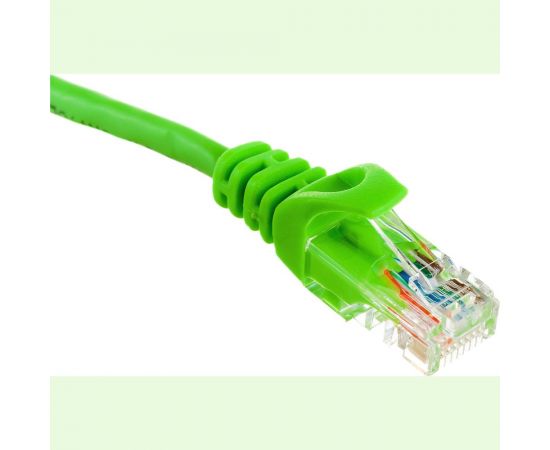 Коммутационный шнур патч-корд IEK ITK кат.5Е UTP, 1м, зеленый PC02-C5EU-1M – изображение 3