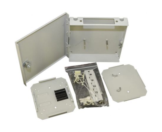 Оптический универсальный бокс Hyperline FO-WBY-8UN-MI настенный на 8 портов SC, duplex LC 375911 – изображение 3