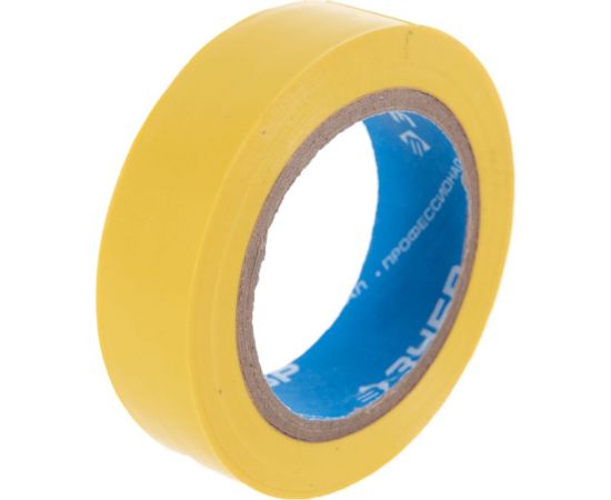 Изолента Зубр ЭЛЕК-10 ПВХ не поддерживает горение 10м /0 13х15мм/ желтая 1233-5_z02 – изображение 3