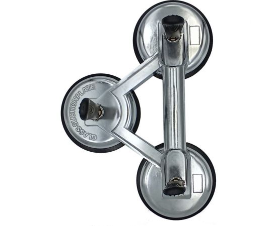 Алюминиевая зажимная тройная присоска для плитки и стекла TRIO-DIAMOND, 118 мм 282003 – изображение 3