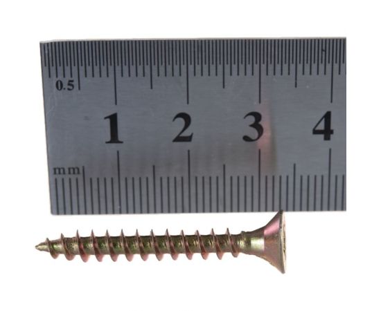 Саморез Tech-Krep ШУж 4,5х35 потайная головка 12 шт, пакет 102501 – изображение 3