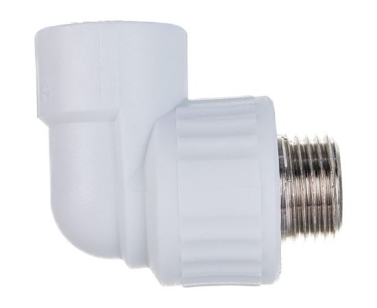 Комбинированный угольник VALFEX PP-R белый, 20х1/2 дюйма НР 10126020 127-0592 – изображение 3