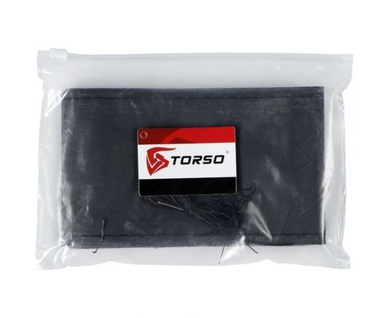 Сшивной чехол на руль TORSO 38 см, искусственная кожа, черный 1822694 – изображение 4