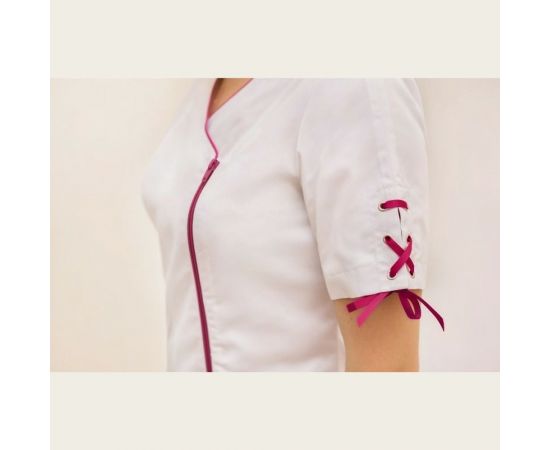 Женский костюм Tekca Line Милана Вэй белый/малина, размер 52, рост 170-176 2001328616131 – изображение 4