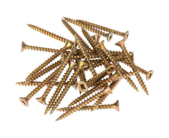 Универсальный саморез KRANZ 3x30, желтый цинк, 20 шт. 1111-0330-4 – изображение 5