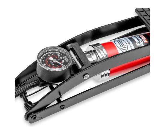 Ножной насос Heyner одноцилиндровый, с ресивером, с манометром LUX 7 бар 215000 – изображение 6