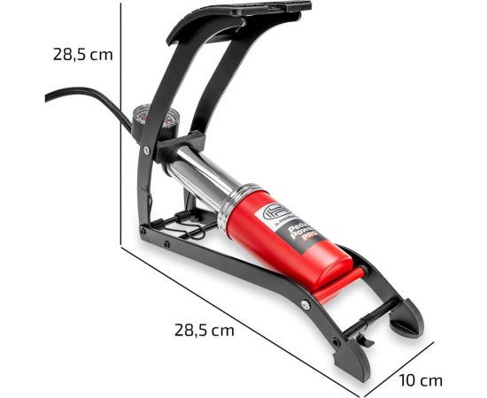 Ножной насос Heyner одноцилиндровый, с ресивером, с манометром LUX 7 бар 215000 – изображение 8