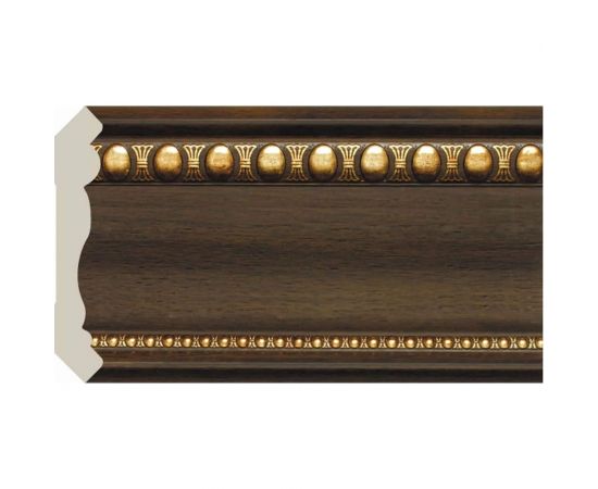 Карниз Cosca интерьерный багет, 60 мм, венге СПБ023876 