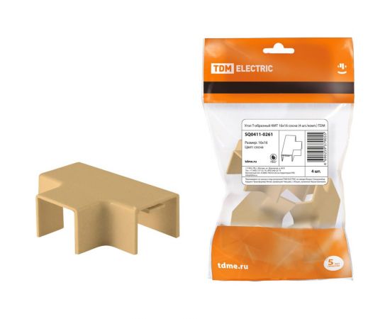 Т-образный угол TDM КМТ 16x16 сосна 4 шт./комп. SQ0411-0261 