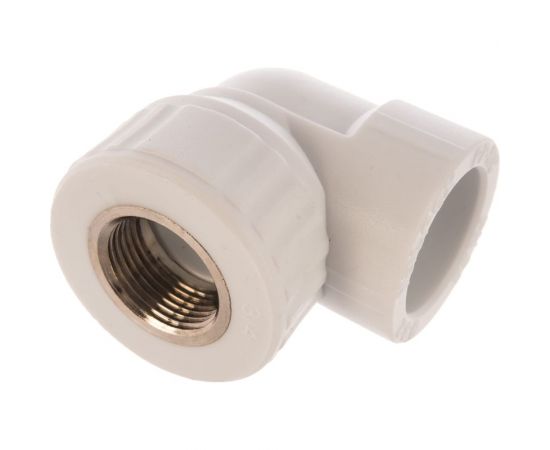 Комбинированный угольник VALFEX PP-R белый, 32х3/4 дюйма ВР 10125132 127-0590 