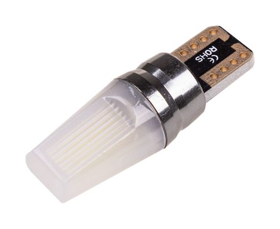 Автолампа SKYWAY диод T10W5W 12-24V COB диод 1-конт с обманкой Белая Салон, габариты, номер S08201434 
