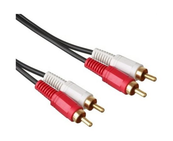 Аудио кабель ExeGate EX-CCA-2R2R-2.0 2xRCA 2xRCA, 2м, позолоченные контакты 254083 