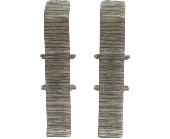 Соединитель для плинтуса DECONIKA (70 мм, 208 Дуб мокко, 2 шт.) Д-П70-С-Ф2 208 ДУБ МОК 