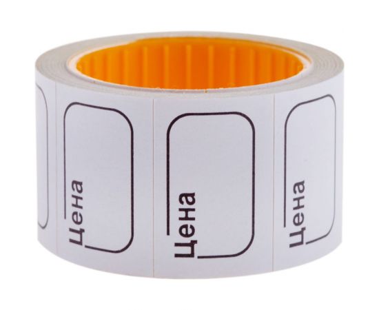 Малый ценник 100 шт в упаковке Office Space 30х20 мм, белый, 200 шт./рулон Spt_4168 