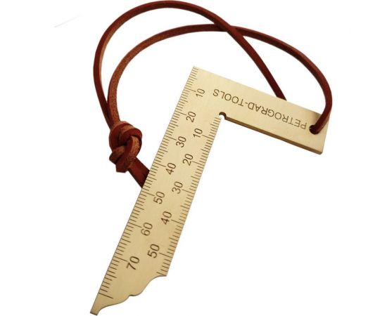 Угольник Петроградъ плоский, 85x50, двухсторонний М00017953 