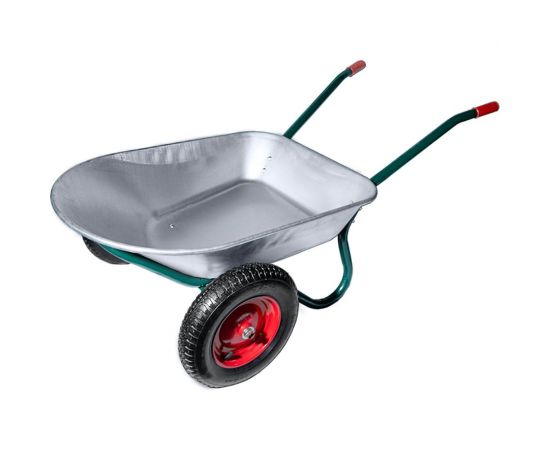 Садовая 2-х колесная тачка МастерАлмаз 100 л, колесо 360 мм, красная рама 10506299 