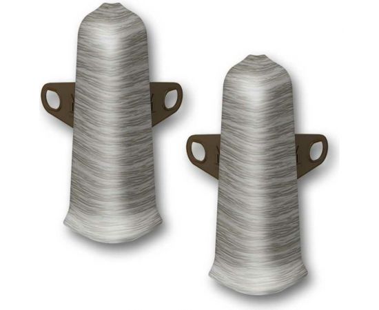 Наружный угол для плинтуса DECONIKA (85 мм; 210 Дуб пепельный; 2 шт.) Д-П85-Нк-Ф2 210 ДУБ ПЕП 