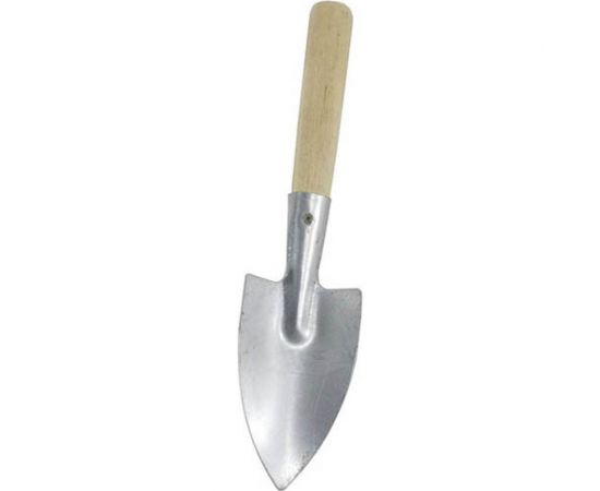 Посадочный совок Gigant малый, оцинкованный, с деревянной ручкой GAV-24 