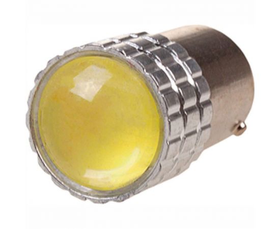 Диодная автолампа SKYWAY S25, P21W, 12 В, 1COB диод, BA15s, 1-контная, белая, противотуманные/стопы/задний ход S08201463 