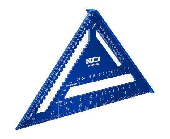 Универсальный кровельный угольник ЗУБР Кровельщик 300 мм, 5-в-1 34391-30 