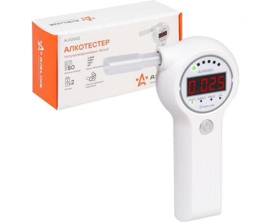 Полупроводниковый алкотестер Airline белый ALKO002 