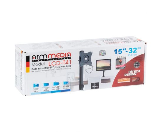 Кронштейн для мониторов Arm media LCD T41 black 10164 – изображение 11
